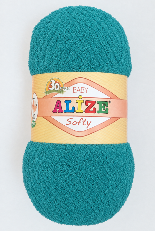 Alize Softy (Ализе Софти) 490 зеленая бирюза