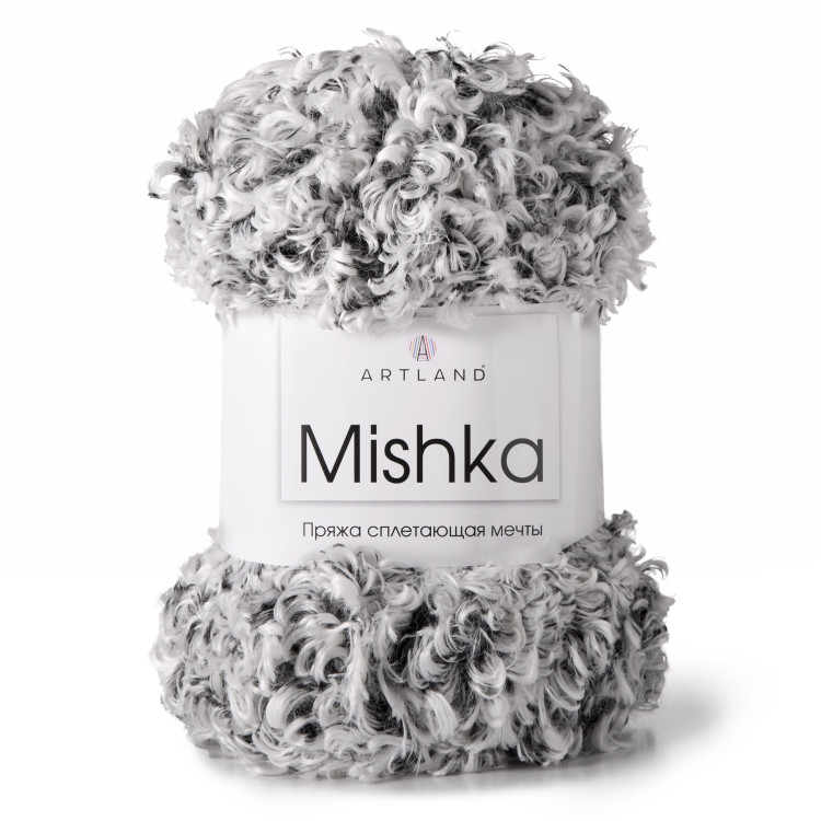 ARTLAND Mishka 100% полиэстер 100г 40м цвет 101 далматинец